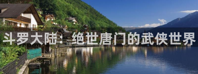 韩漫漫画app免费：斗罗大陆：绝世唐门的武侠世界